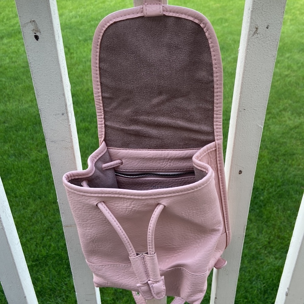 Free People Josie Lt Pink Vegan Leather back pack small size for the min… - Picture 6 of 14